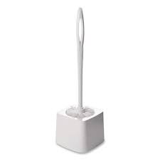 RUBBERMAID / TOILET BOWL BRUSH , 14 1/2", WHITE, PLASTIC
