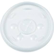 12SL / TRANSLUCENT STRAW SLOT  LID (10/100/1,000)
