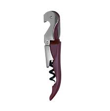 MAROON DOUBLE LEVER CORKSCREW WINE KEY