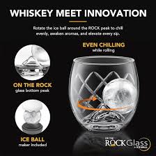 FINAL TOUCH ON THE ROCK GLASS WITH ICEBALL (EACH)