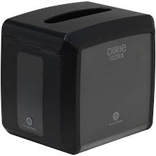 VFOLD NAPKIN DISPENSER / BLACK / WITH ADVERT WINDOW (EACH)