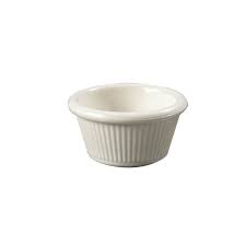 RAMEKIN / 4 OZ / WHITE FLUTED / 12 PER CASE (CASE)