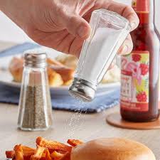 SALT / PEPPER SHAKER, 3 OZ, MUSHROOM TOP / PANELED (12/CS)