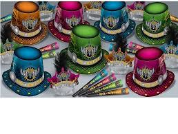MIDNIGHT PARTY KIT WITH HATS FOR 50 PEOPLE