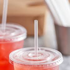 WRAPPED CLEAR STRAWS / 8" (24/500/12,000) [WCS] [CASE]