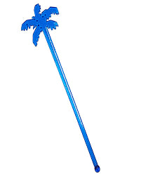 BARCONIC DRINK SWIZZLE STICK - PALM TREE ASSORTED COLORS 100