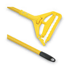 MOP HANDLE / YELLOW / QUICK  CHANGE / 60" ALUMINUM (EACH)