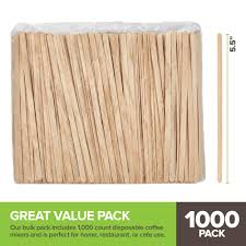 WOODEN COFFEE STIRRER / PACK OF 1,000