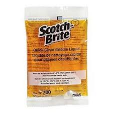 SCOTCH BRITE / QUICK CLEAN GRIDDLE LIQUID / 3.2 OZ (40/CS