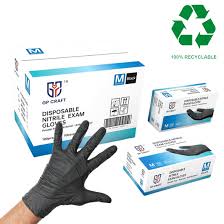 ECO NITRILE GLOVES / BLACK / XLARGE [10/100/1,000] [CASE]