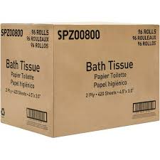BATH TISSUE / STANDARD ROLL / 2-PLY / 4.5 X 3 / 420 SHEET