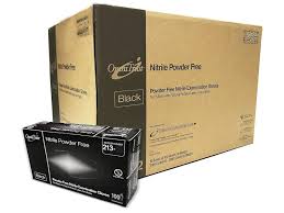 NITRILE POWDER-FREE /  LARGE / BLACK / 100 PER BOX (10/CS)