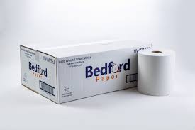 WHITE HARDWOUND TOWEL / 8" X 800' (6/CS) [WTOW]