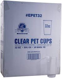32 OZ PET COLD CUP (10/50/500)