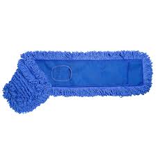 ABCO LOOPEND DUST MOP WITH VELCRO 5X24 LOOPEND BLUE DUST