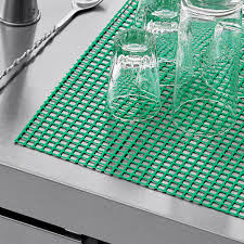 GREEN PLASTIC MESH BAR MAT / SHELF LINER / 2' X 40' (ROLL)