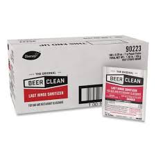 BEER CLEAN / BEER GLASS SANITIZER / POWDER PACK / .25