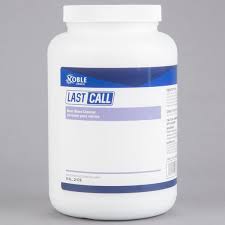 NOBLE CHEMICAL 4 LB. / 64 OZ. LAST CALL LOW SUDS POWDERED