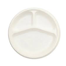 10" BIO PLATE / 3 COMP / 500 PER CASE [CASE]