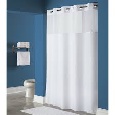SHOWER CURTAIN / MYSTERY / HOOK-FREE POLESTER / 71 X 74