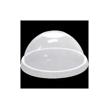 8/12 OZ CLEAR ROUND DOME LIF WITH NO HOLE (1,000/CS)