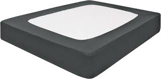 TAILORED BOX SPRING COVER / CHARCOAL GREY / KING / 78 X