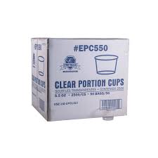 5.5 OZ PORTION CUP / EMPRESS /  CLEAR (50/50/2500)