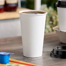 16 OZ PAPER HOT CUP / WHITE (2 0/50/1,000) (BHC)