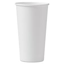 20 OZ PAPER HOT CUP / WHITE (1 2/50/600)