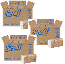 SCOTT ESSENTIAL MULTIFOLD TOWELS WITH ABSORBENCY