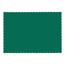 PLACEMAT / HUNTER GREEN / 1,000 PER CASE (CASE)
