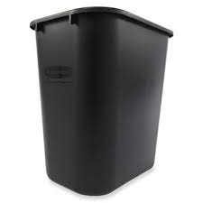 IMPACT WASTEBASKET SOFT SIDE BLACK 14 QT RECTANGULAR SINGLE