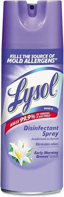 LYSOL / DISINFECTANT SPRAY / EARLY MORNING BREEZE / 12.5