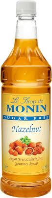 HAZELNUT SUGAR FREE / MONIN / 1 LITER / (4/CS)