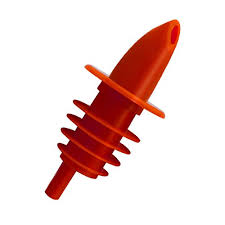 RED PLASTIC POUR SPOUTS (DOZEN)