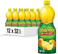 REALEMON 100% LEMON JUICE - 32 OZ. BOTTLE