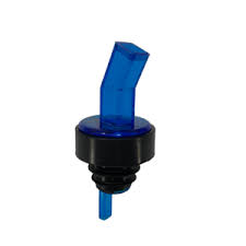 SQUARE TIP SCREENED POURER - DOZEN - BLUE