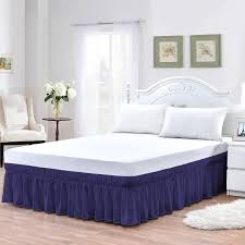 BED SKIRT / POISED NAVY / FULL / 54 X 80 X 15 (EACH)