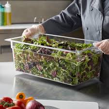 FULL SIZE / CLEAR / POLYCARBONATE FOOD PAN / 8"