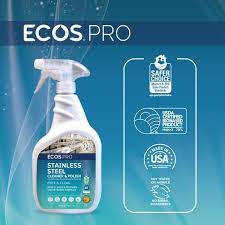 STAINLESS STEEL CLEANER & POLISH / 32 OZ BOTTLE (6/CS)