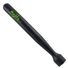 MUDDLER-BLACK PLASTIC- FLAT HEAD