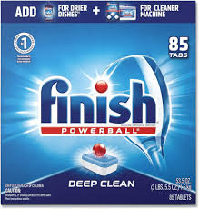 FINISH POWERBALL DISHWASHER TA BS, FRESH SCENT, 85/BOX (4/CS)