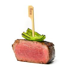RARE / BAMBOO MEAT MARKER / 3.5 INCH / 100 PER PACK