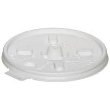 8UL / SIP THRU LIDS, FITS 6-10OZ CUPS, WHITE