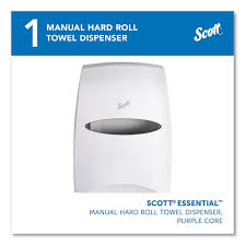 SCOTT / ESSENTIAL MANUAL HARD ROLL TOWEL DISPENSER, 13.06 X