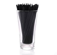 SIP STIR STRAW / 5.25" / BLACK (10/1,000/10,000)