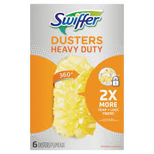 SWIFFER HEAVY DUTY DUSTER REFILL / YELLOW (6/BOX 4
