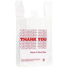 THANK YOU LONG / HIGH-DENSITY SHOPPING BAGS, 18" X 30" [TYB]