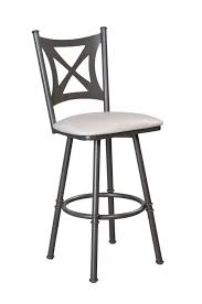 BAR CHAIR - CROSS BACK - ONE-PIECE WELDED FRAME, GRADE