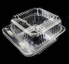 6 X 6 HINGED TRAY / CLEAR PLASTIC (500/CS)